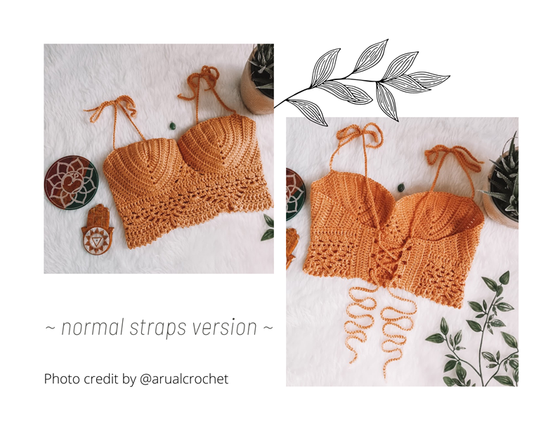Papillon Bralette Crochet Pattern — Bloodimaryart