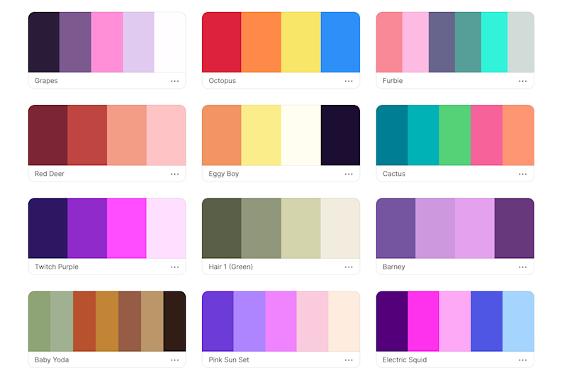 Coolor Palettes for Emote Artists - Ko-fi ️ Where creators get support ...