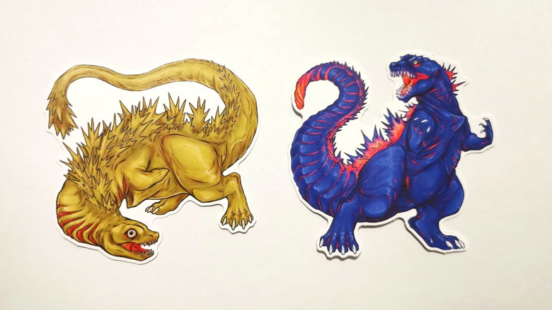 Shin Godzilla Stickers - Svenrin's Ko-fi Shop - Ko-fi ❤️ Where