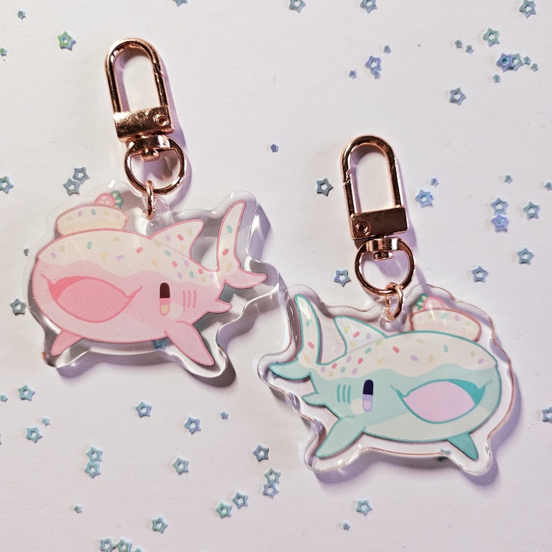 Donut Whale Shark Charm - cinamoncune's Ko-fi Shop - Ko-fi ️ Where ...