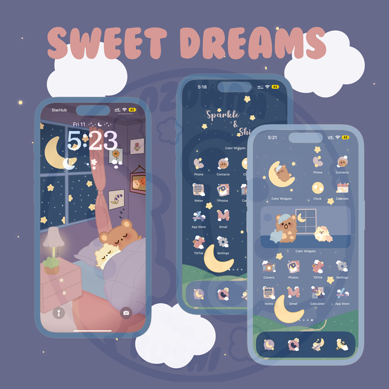 Sweet Dreams Complete Theme Kit