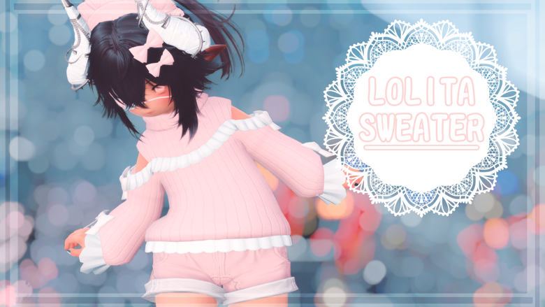 [୨୧Lucifuge୨୧] Lolita Sweater - ୨୧ Lucifuge's Ko-fi Shop