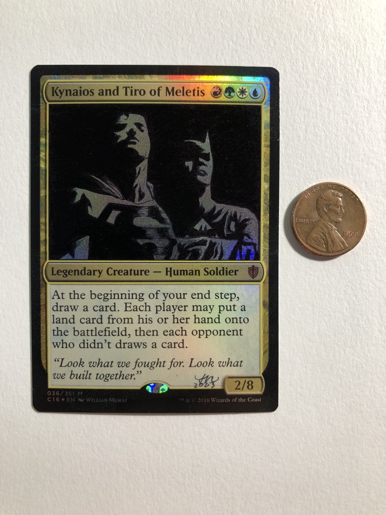 Magic: The Gathering Kynaios and Tiro of Meletis Batman/Superman alter ...