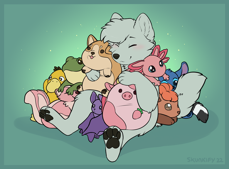 aesthetic plushie pile*~ : r/plushies