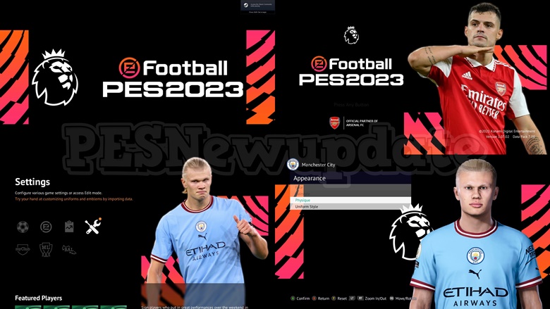PES 2021 Menu FIFA 22 Dark Edition by PESNewupdate ~