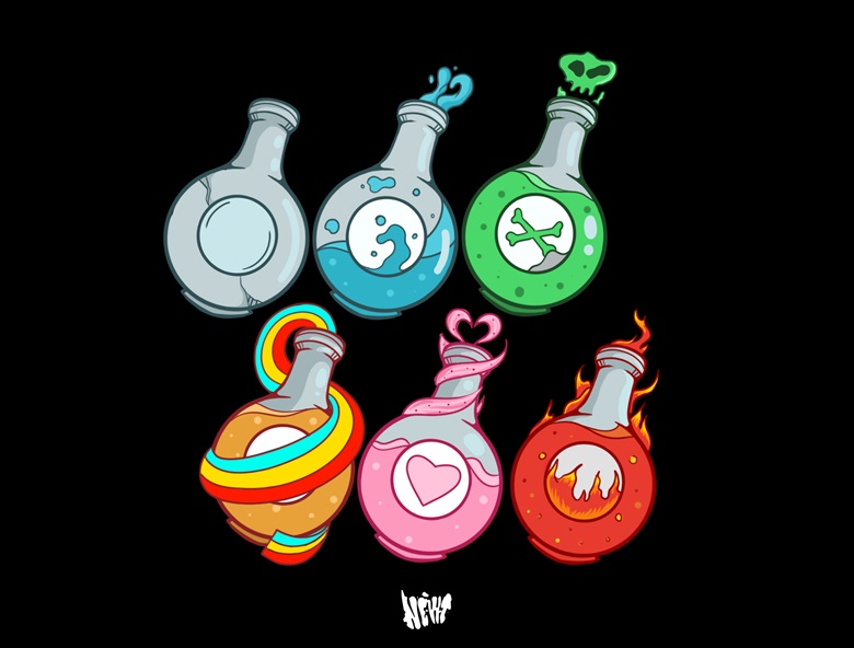 Magic Potions Sub Badges