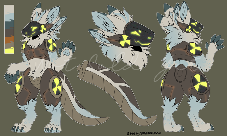 Radioactive Protogen Adoptable - SelkieMoon's Ko-fi Shop - Ko-fi ️ ...