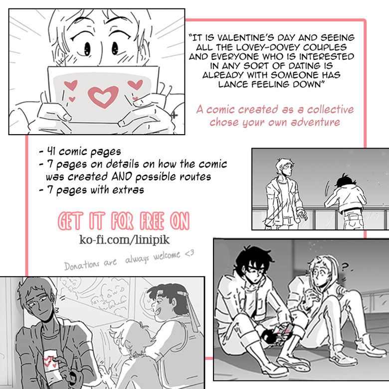 VLD] Love Letter💌 - Klance Fancomic - Linipik 's Ko-fi Shop - Ko