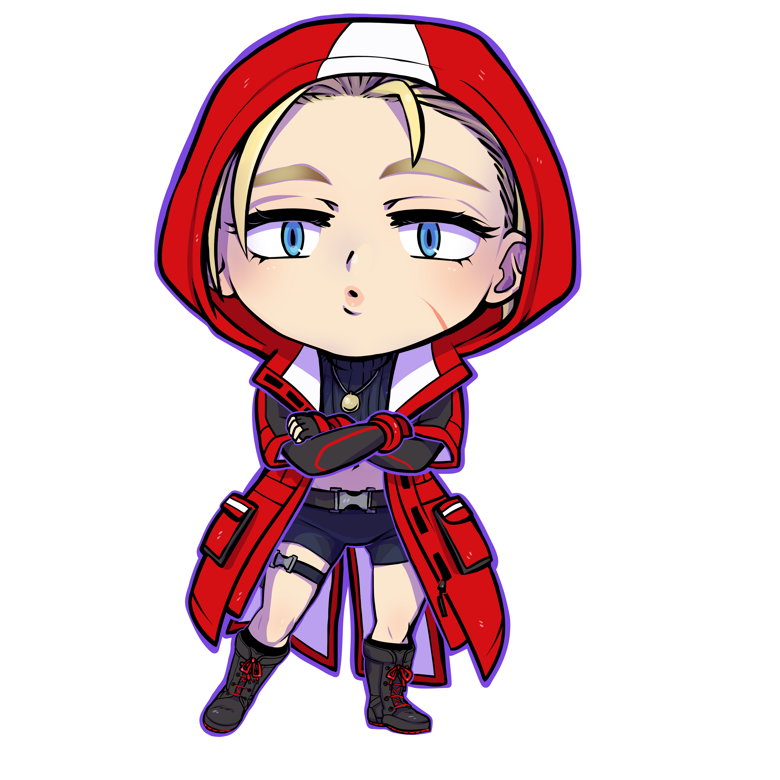 Street Fighter Stickers Cammy SF6 Chibi 