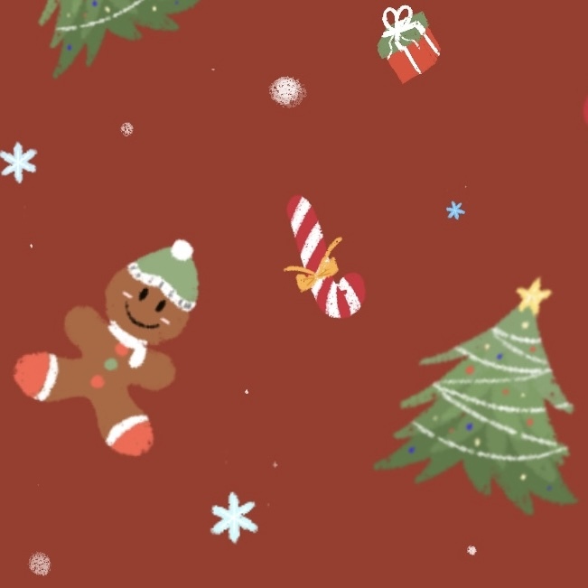Christmas Vibes Digital Wallpaper - Cotton Cloud Creations's Ko-fi Shop ...