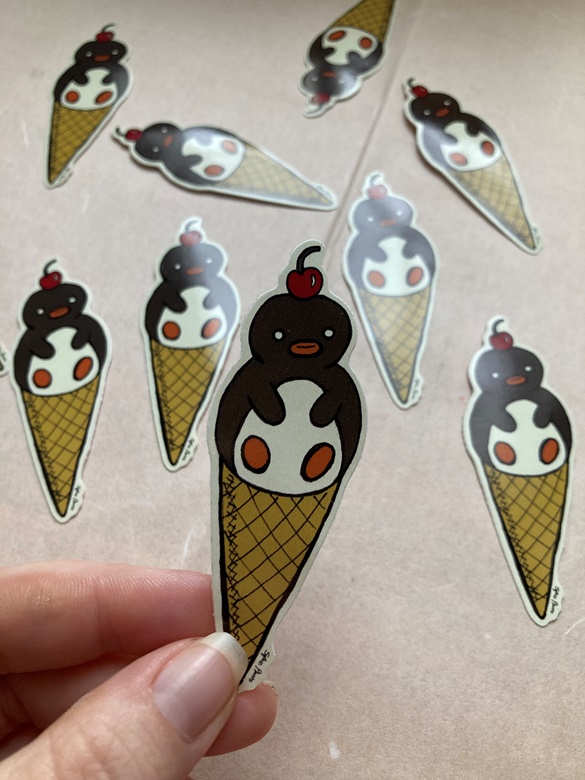 Penguin ice online cream scoop