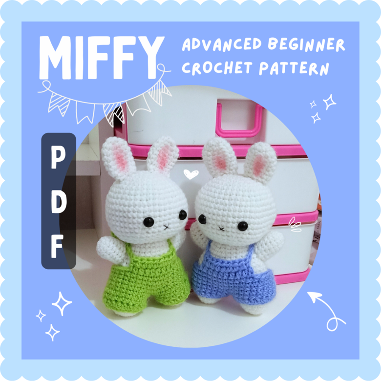 Miffy plushie amigurumi pattern - PiKi PiKi's Ko-fi Shop - Ko-fi ❤️ Where  creators get support from fans through donations, memberships, shop sales  and more! The original 'Buy Me a Coffee' Page.