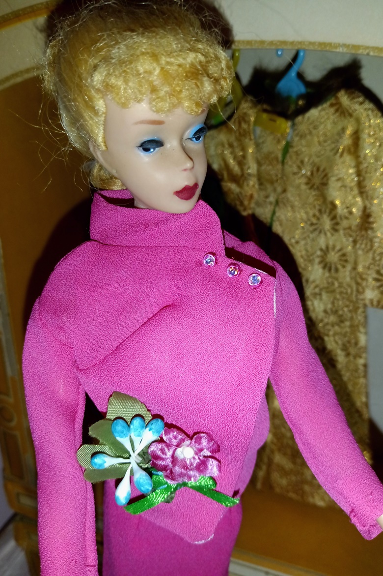 Barbie japanese exclusive je inspired reproduction raspberry suit no