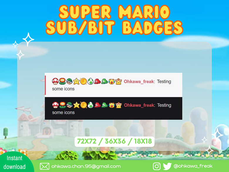 Yoshi Egg Twitch Sub Badges – Yukia Sho Studios