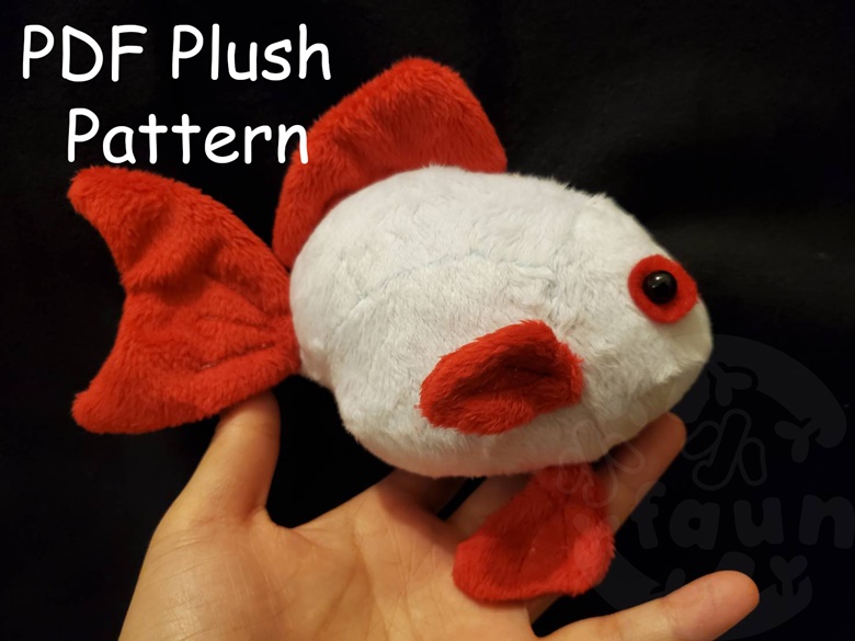 Goldfish hot sale plush pattern