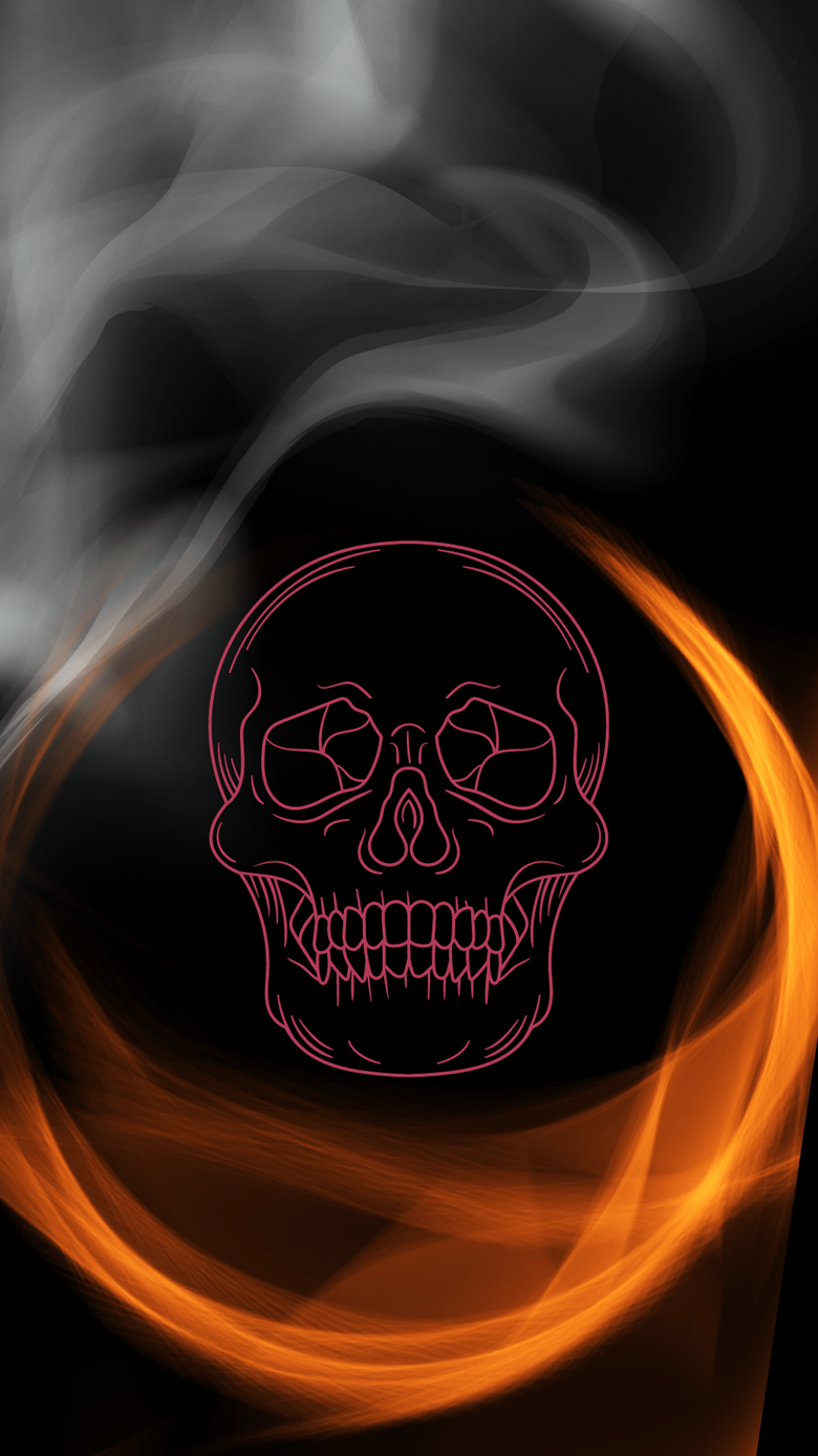 Smoke and Fire Skull wallpaper - Heyitsmegz's Ko-fi Shop - Ko-fi ❤️ Where  creators get support from fans through donations, memberships, shop sales  and more! The original 'Buy Me a Coffee' Page.