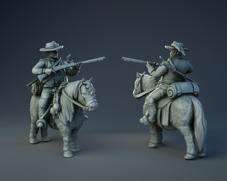 Halfling Dragoons STL - Myth, Magic and Muskets 's Ko-fi Shop - Ko-fi ️ ...