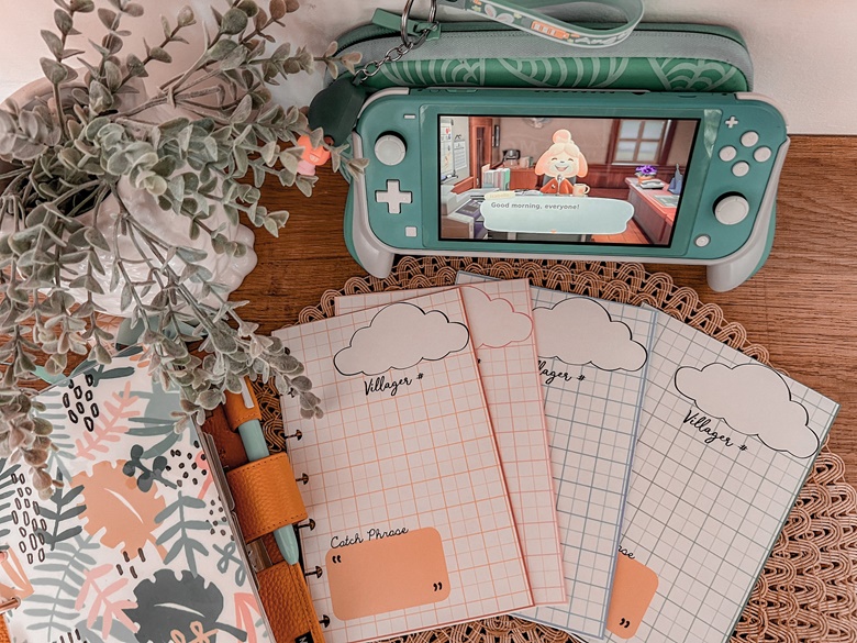 ACNH Journal Pages (1 Page View) Mini HP Christy Insley's Kofi Shop