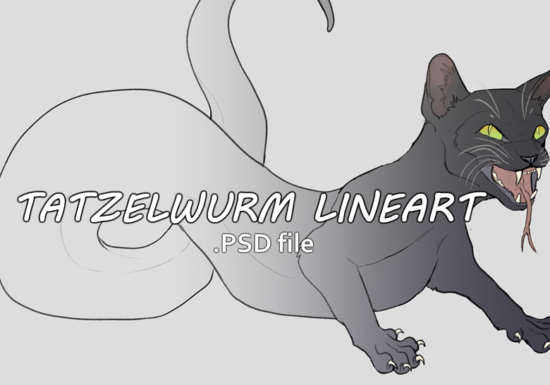 Tatzelwurm Lineart Siarczeks Ko Fi Shop Ko Fi ️ Where Creators Get Support From Fans 3867