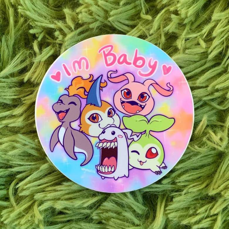 Baby Digimon Sticker - Wayfaerer Art 's Ko-fi Shop - Ko-fi ️ Where ...