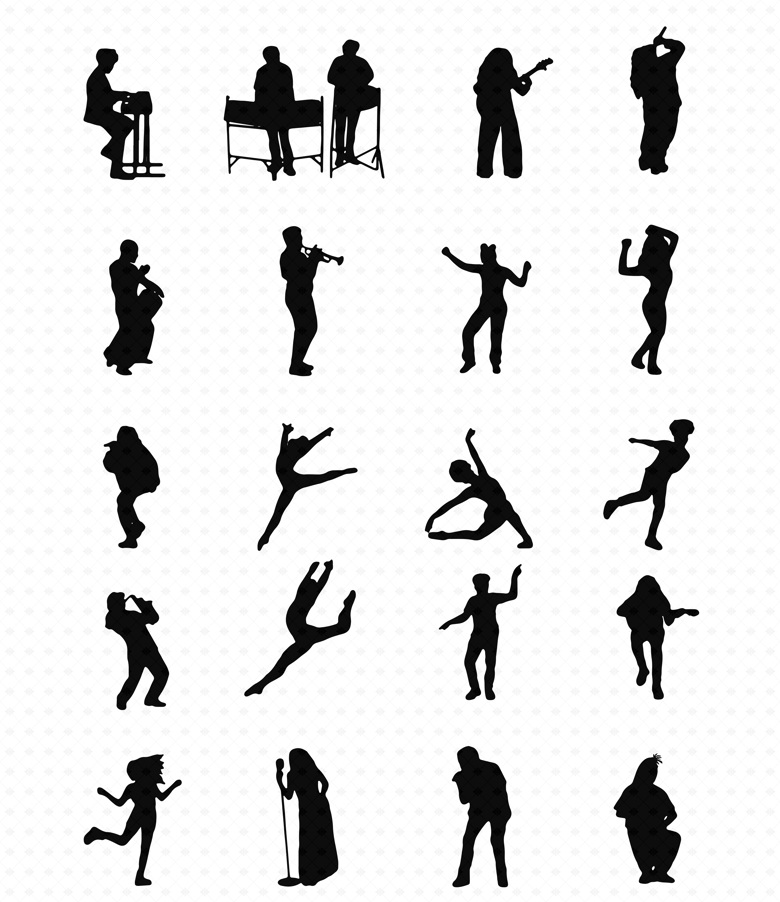 POC Arch Cutouts - Silhouette Performing Arts Pack - POC Arch's Ko-fi ...