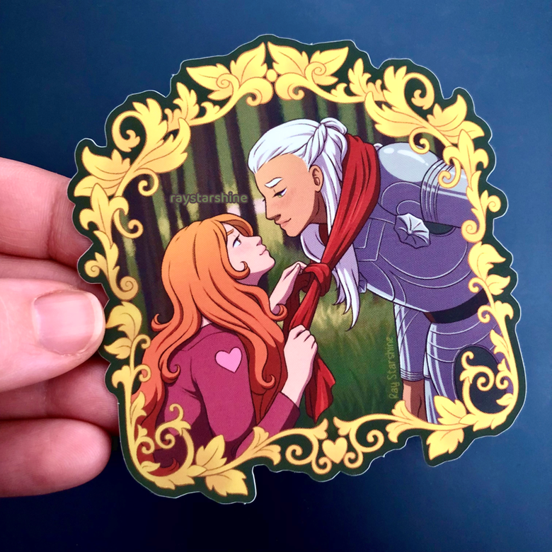 Nor and Idalia Matte Metallic Sticker - Ray Starshine's Ko-fi Shop - Ko ...