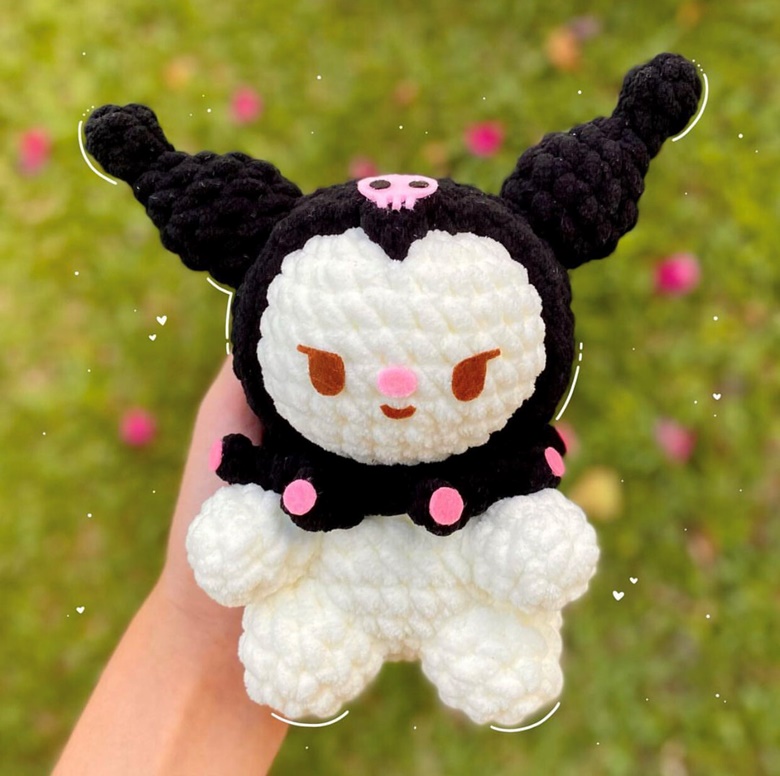 kuromi digital pdf pattern ONLY - fluffhuls's Ko-fi Shop - Ko-fi ️ ...