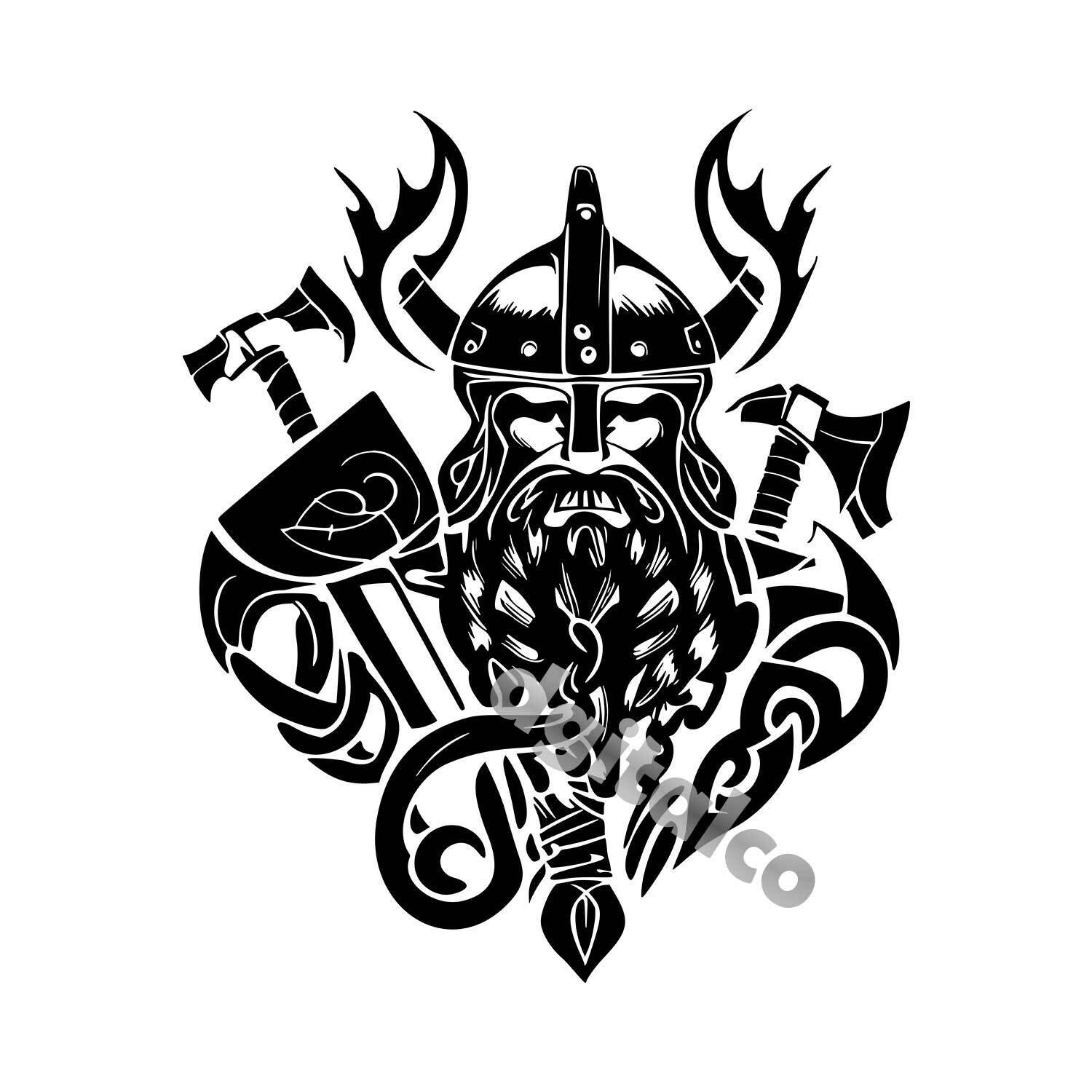 Legendary Viking Warrior Vector Graphics - D.Gi.Talco's Ko-fi Shop - Ko ...