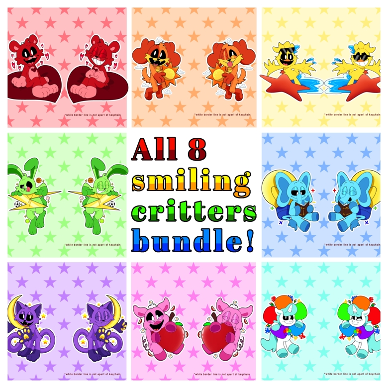 All 8 smiling critters bundle! - Fredsters—World's Ko-fi Shop - Ko-fi ️ ...