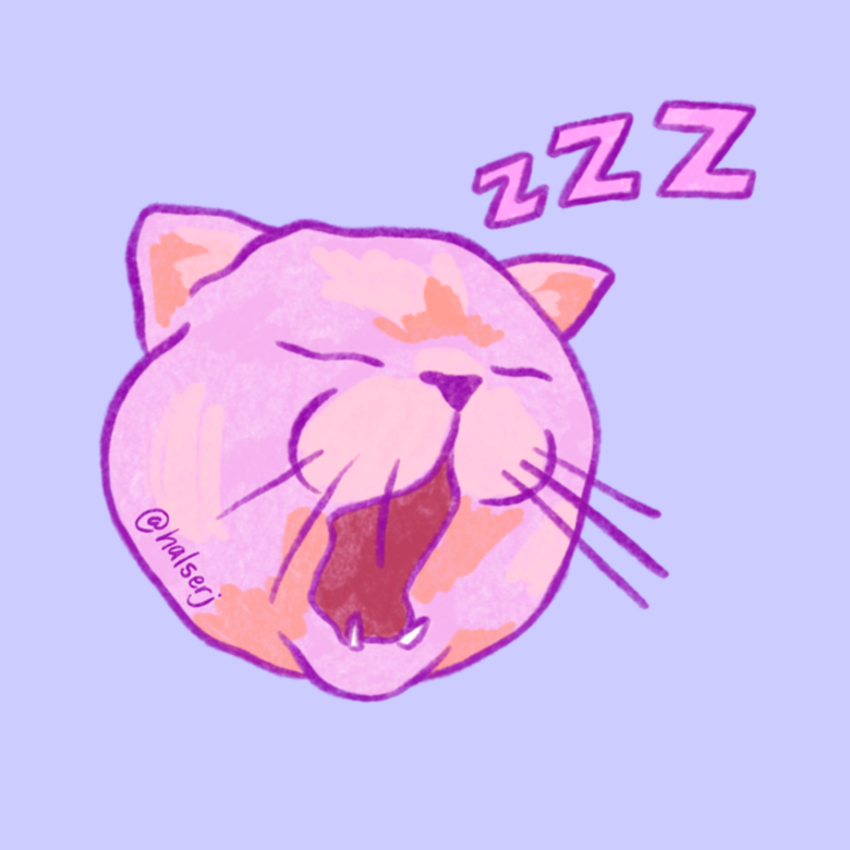 Sleepy Cat Emoji - halserj's Ko-fi Shop - Ko-fi ️ Where creators get ...