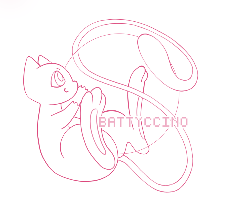 Pokemon Mew Coloring Pages 