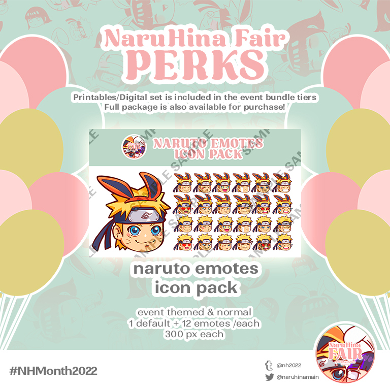 NH FAIR NARUTO ICONS PACK (FULL PACKAGE) - 🌷 des ü 🌤️'s Ko-fi 