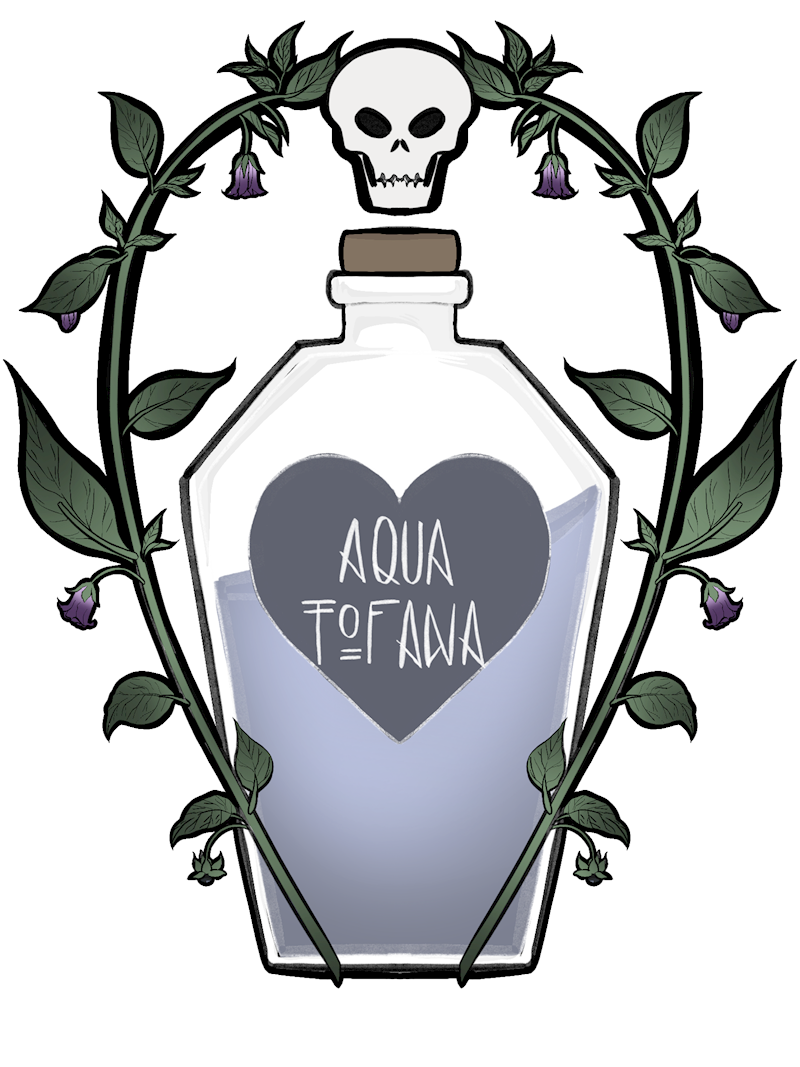 aqua tofana poison bottle Poster by weilertsen  Aqua Poster design Body  mods