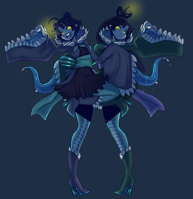 Anglerfish sisters