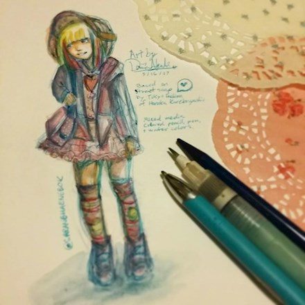 Watercolor & Pen - Haruka Kurebayashi