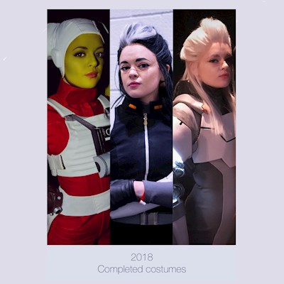 2018 completed costumes