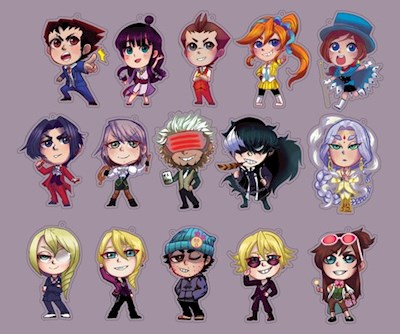 Ace Attorney Charms