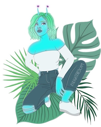 Zhaya, Plant Goddess of Proxima B