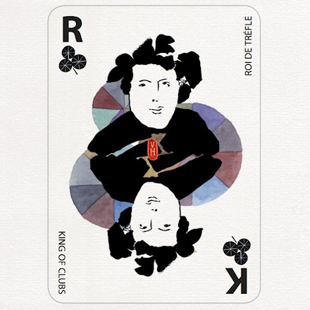 King of clubs, Roi de trèfle ©virginie houdet