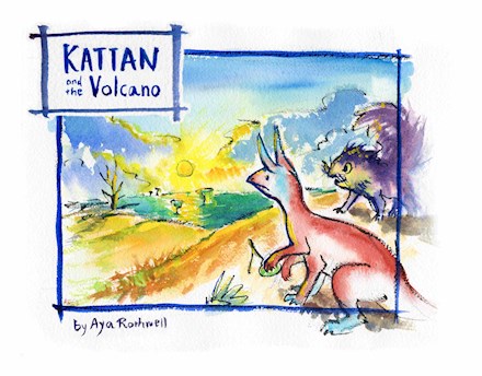 Kattan and the Volcano cover