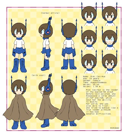 Mimi Cacique reference sheet