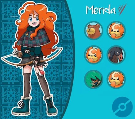 Next projet ! Merida pokemon trainer 