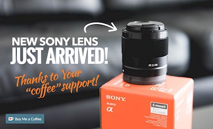New lens is here! THANKS TO YOU GUYS!