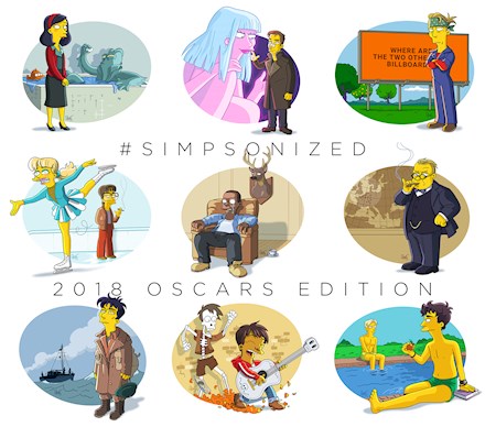 #Simpsonized 2018 Oscars Edition