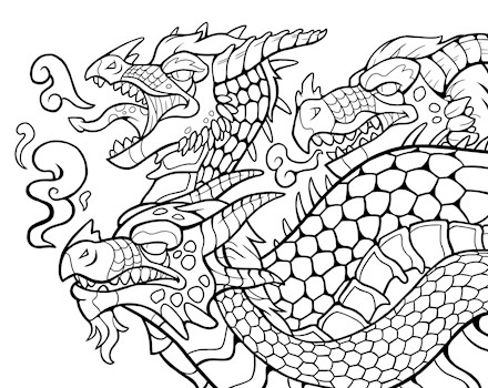 Hydra Coloring Page