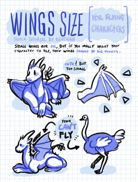 Wings size (1/2)