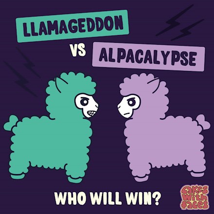 Llamageddon vs Alpacalypse