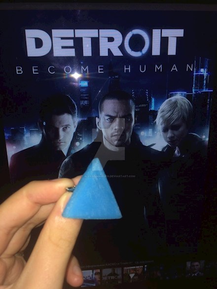 Detroit: Become human - android triangle pin 