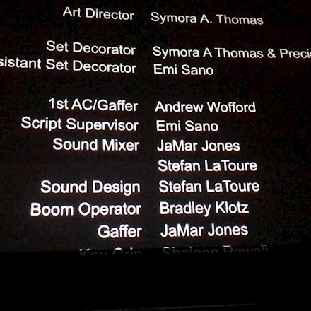 My first feature credit!