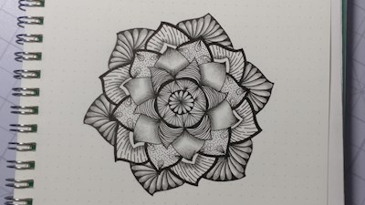 One Zentangle a Day - 33